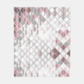 ガラス正方形 フリースブランケット (正面)