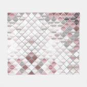 ガラス正方形 フリースブランケット (正面(横))