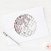 ガラス正方形 ラウンドシール (封筒)