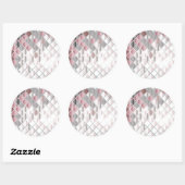 ガラス正方形 ラウンドシール (シート)