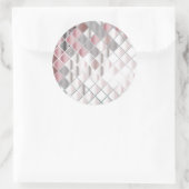 ガラス正方形 ラウンドシール (バッグ)