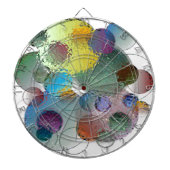 ガラス気泡 ダーツボード (正面)