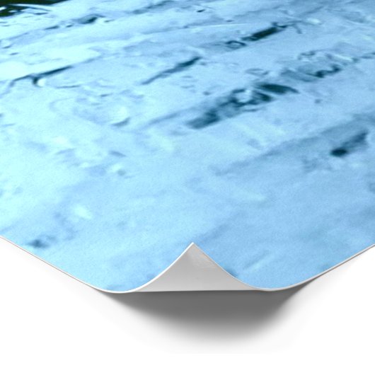 ガラス水しっとり ポスター (角)