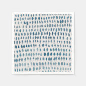 ガラス水の色パターン スタンダードカクテルナプキン (正面)