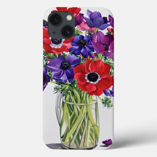 ガラス水差しのアネモネ Case-Mate iPhoneケース (裏面)