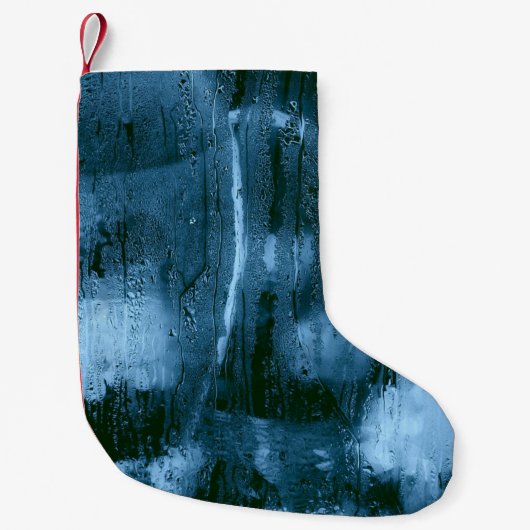 ガラス水湿り スモールクリスマスストッキング (正面)