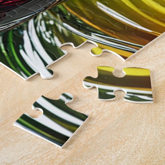 ガラス波#2 - ジグソーパズル (側面)