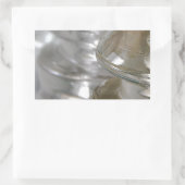 ガラス澄ん絶縁体 長方形シール (バッグ)