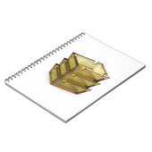 ガラス灰皿を積み重ねる ノートブック (左側)