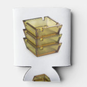 ガラス灰皿を積み重ねる 缶クーラー (裏面)