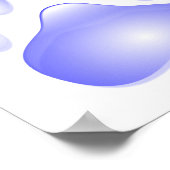 ガラス犬のポープリント ポスター (角)