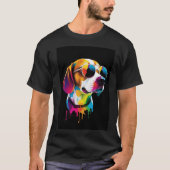 ガラス犬 Tシャツ (正面)