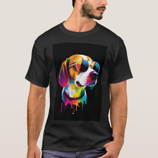ガラス犬 Tシャツ (正面)