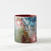 ガラス状の泡マグカップ ツートーンマグカップ (中央)