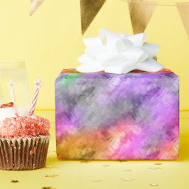 ガラス状アメトリン紫色のテクスチャ ラッピングペーパー