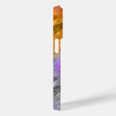 ガラス状アメトリン紫色のテクスチャ Case-Mate iPhoneケース (裏面 / 右)