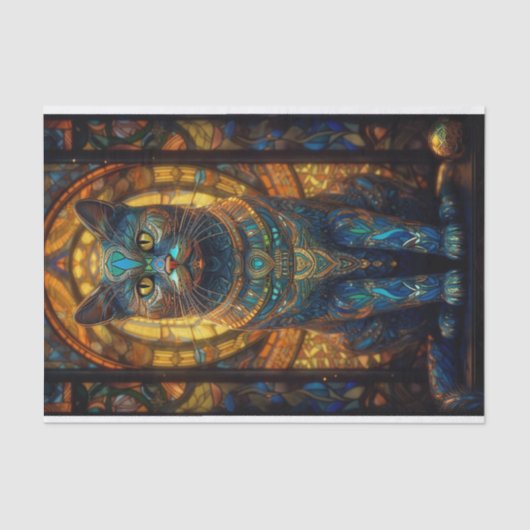 ガラス猫 薄葉紙 (正面)