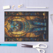 ガラス猫 薄葉紙 (クラフト)