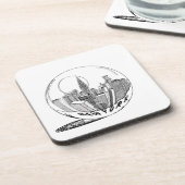 ガラス玉のニューヨーク コースター (左側)