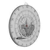 ガラス玉のニューヨーク ダーツボード (正面左)