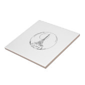 ガラス玉のパリ タイル (側面)