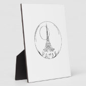 ガラス玉のパリ フォトプラーク (側面)