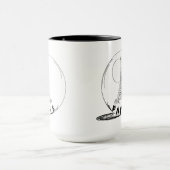 ガラス玉のパリ マグカップ (中央)