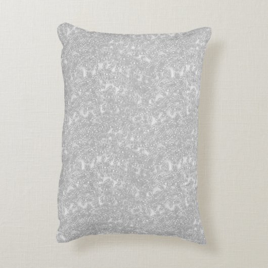 ガラス玉の輝きの光沢があるきらめくのグリッター アクセントクッション (裏面(縦))