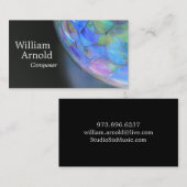 ガラス玉 名刺 (正面/裏面)