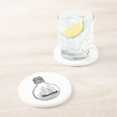 ガラス球の中の船 コースター (側面)