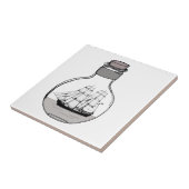 ガラス球の中の船 タイル (側面)