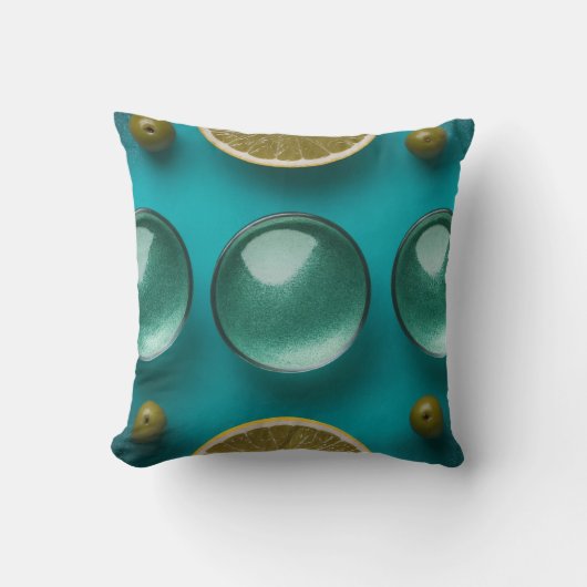 ガラス球 クッション (正面)