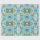 ガラス瑪瑙の石モザイクデザイン ラッピングペーパー (フラット)