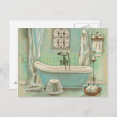 ガラス瓦浴 ポストカード (正面/裏面)
