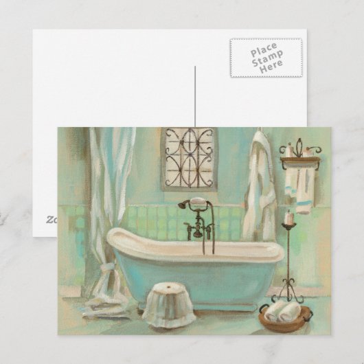 ガラス瓦浴 ポストカード (正面/裏面)