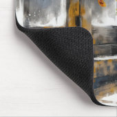 ガラス瓶のパンジー マウスパッド (コーナー)