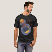 ガラス瓶の中の金魚 Tシャツ (正面フル)