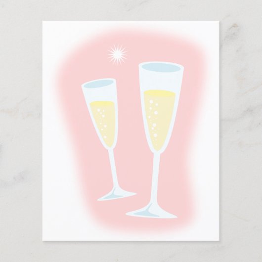 ガラス瓶の漫画スタイルの飲み物 アルコール チャ チラシ (正面)