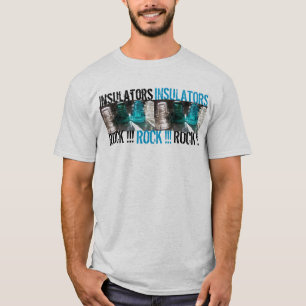 ガラス碍子ロック!!!!!! Tシャツ