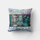 ガラス碍子集材枕 クッション (正面)