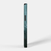 ガラス窓の水分テクスチャ iPhoneケース (右側面)