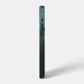 ガラス窓の水分テクスチャ iPhoneケース (左側面)