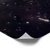 ガラス窓の水滴 ポスター (角)