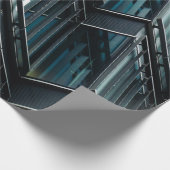 ガラス窓建物 ラッピングペーパー (角)
