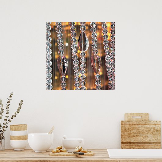 ガラス結晶 ポスター (キッチン)