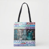 ガラス絶縁体メーカーのコレクタートート トートバッグ (正面)