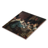 ガラス職人1883年(キャンバスの油) タイル (側面)