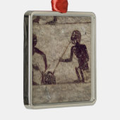 ガラス職人 メタルオーナメント (右)