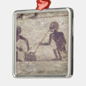 ガラス職人 メタルオーナメント (左)