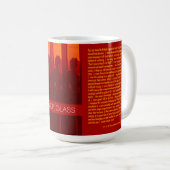 ガラス脚の女の子 コーヒーマグカップ (正面右)